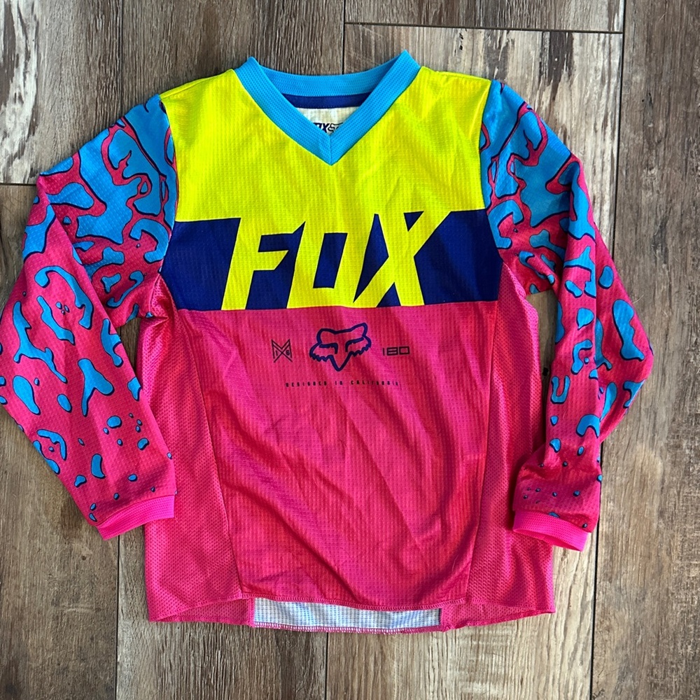 Fox Kids Neon Pink and Yellow Jersey